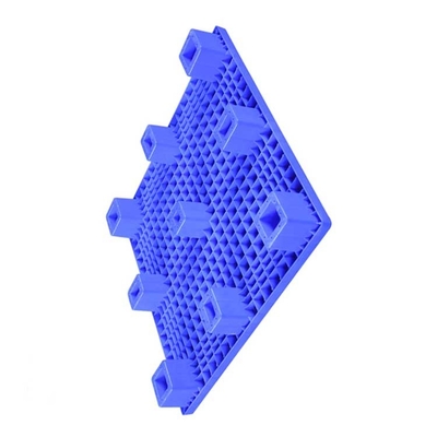 pallet piano dell'iniezione del carico 2000Kg materiale blu dell'HDPE di 100 x di 100 cm