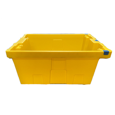 Scatola durevole resistente 275mm muoventesi gialla 100% del X.400 X UE della gabbia di plastica dell'HDPE 600
