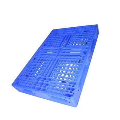 Pallet di plastica dell'euro dell'HDPE del magazzino di plastica blu dei pallet 48x32