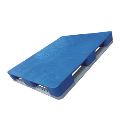 Cima scaricata 120*100cm di plastica del blu del pallet di industriale dell'HDPE