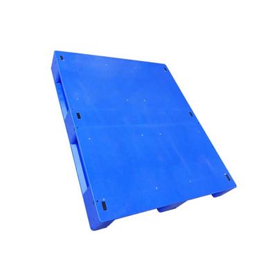 Pallet di plastica di economia blu del carico statico 6T pallet di plastica blu di 100cm x di 120