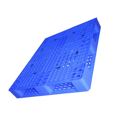 Singoli pallet di plastica industriali affrontati 40x48 dell'HDPE di economia resistenti agli urti