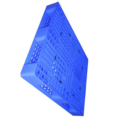 Pallet di plastica igienico 1200 x 1000 carico dinamico 700Kg dell'euro blu resistente del PE