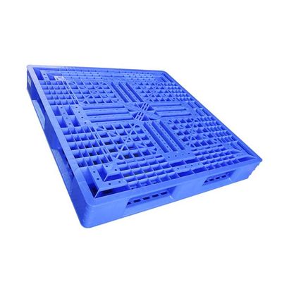 Singolo lati blu 1100 x 1100 pallet di plastica per l'HDPE della riserva del magazzino