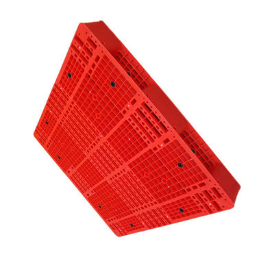 Carrello elevatore a quattro vie statico di plastica rosso del pallet 6000Kg del lato del doppio del PE 48X48