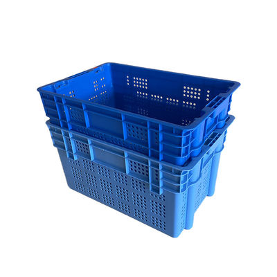Cassa d'impilamento sistemabile di plastica 61x40 dell'HDPE per il mercato del magazzino