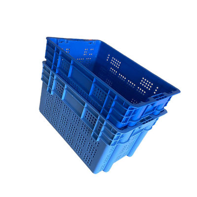 Carico commovente 50Kg del mercato dei frutti di mare della cassa del polietilene igienico di 60X40 HD