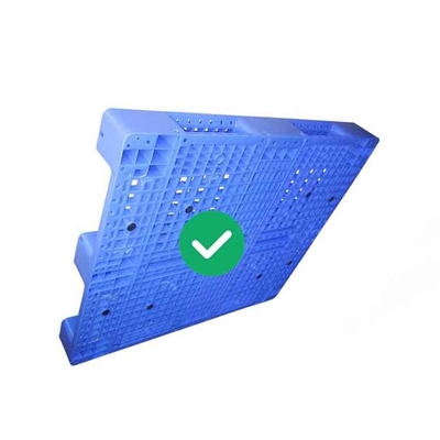 catena del trasporto refrigerata HDPE di plastica blu del pallet 1300X1100 del carico 5T