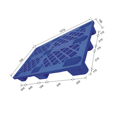 HDPE statico di plastica del bottone automatico 1500Kg del pallet del magazzino 1270x750