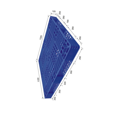 Elettricità statica di plastica sistemabile dei pallet pp FM 4000Kg dell'HDPE riciclabile per porto