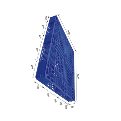 dinamica di plastica del magazzino 1200Kg dell'HDPE dei pallet dell'esportazione 1320X1150