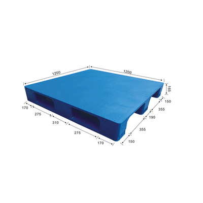 Stampaggio ad iniezione il carico dinamico di rinforzo sistemabile 1.2T dei pallet di plastica
