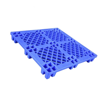 1100 x 1100 x 145 pallet sistemabile di plastica del pallet 6.6Kg dell'HDPE blu per alimento