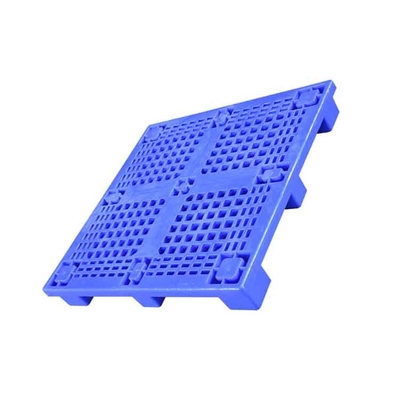 0.6T di plastica piani dei pallet 1000 x 1000 della fabbrica dell'alimento 140 carico blu dell'HDPE x