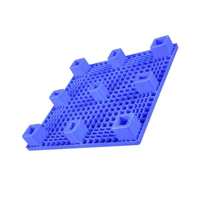 Pallet piano dello stampaggio ad iniezione dell'HDPE di griglia blu del PE sistemabile 1000 x 1000 millimetri per la fabbrica dell'alimento