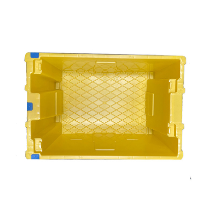 Scatola durevole resistente 275mm muoventesi gialla 100% del X.400 X UE della gabbia di plastica dell'HDPE 600