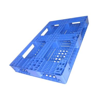 Pallet di plastica dell'euro dell'HDPE del magazzino di plastica blu dei pallet 48x32