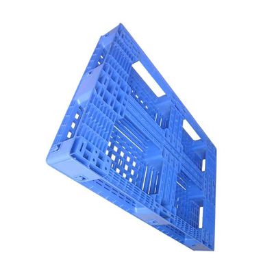 Corridori di plastica dello SGS sei dei pallet 1200 x 800 del PE blu resistenti alla corrosione