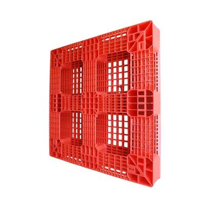 Un HDPE rosso di 1100 x 1100 pallet di plastica industriali