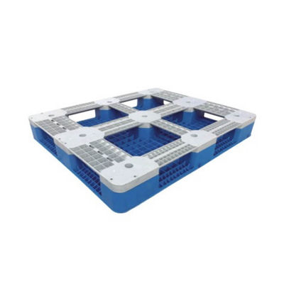 Pallet di plastica accatastabile di plastica del pallet 1.2x1m del blu composito del PE