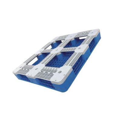 Cima scaricata 120*100cm di plastica del blu del pallet di industriale dell'HDPE