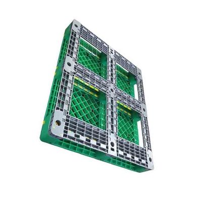 Pallet di plastica verdi del polipropilene 1200*1000mm per stoccaggio