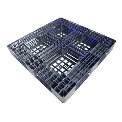 1100 x 1100 pallet di plastica neri di trasporto dello SGS dei pallet di plastica