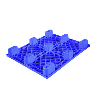 I pallet di plastica riciclabili dell'HDPE accatastabile 48x31 slitta carico di elettricità statica 2T