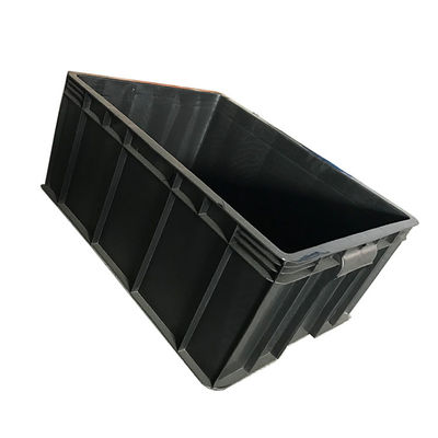 1.9Kg anti PE statico commovente di plastica durevole nero riutilizzabile della cassa 54*42