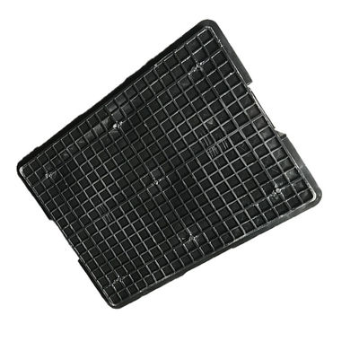 1.9Kg anti PE statico commovente di plastica durevole nero riutilizzabile della cassa 54*42