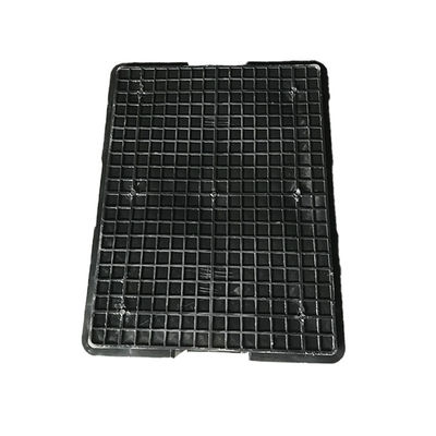 Riciclabile amichevole logistico di plastica della scatola 54x42 Eco di stoccaggio nero di ESD