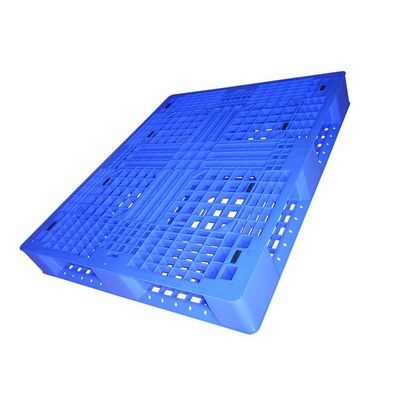 Stile di plastica del pallet 1200*1000 del solido blu dell'HDPE euro dimensionale stabile