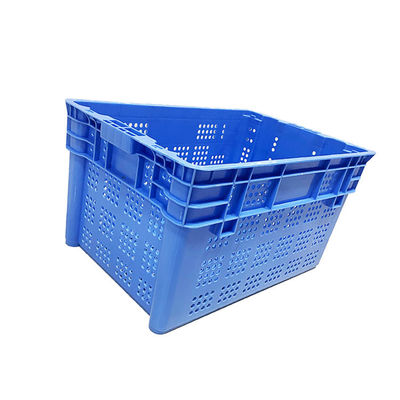 HDPE sistemabile della gabbia di plastica di volume d'affari accatastabile 600X400mm per porto