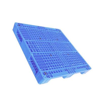 Pallet di plastica del PE blu accatastabile 43x43'5511lbs resistente per il magazzino