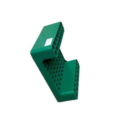 Pallet di plastica accatastabile verde dell'HDPE 450x350 per il porto del magazzino