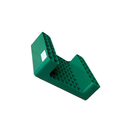 Pallet di plastica accatastabile verde dell'HDPE 450x350 per il porto del magazzino