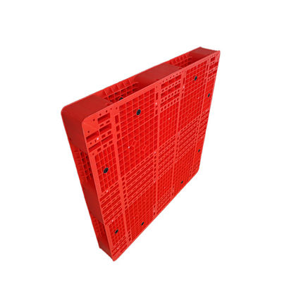 Pallet di plastica accatastabile rosso igienico 1200x1200 6000Kg del PE per il magazzino