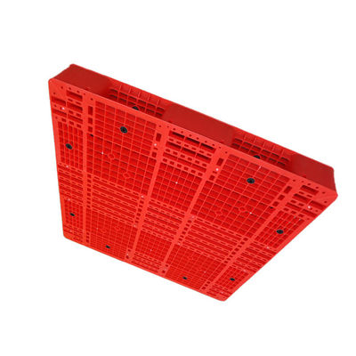 Carrello elevatore a quattro vie statico di plastica rosso del pallet 6000Kg del lato del doppio del PE 48X48