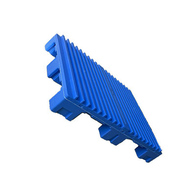 Il doppio di plastica di logistica dei pallet 4000Kg dell'HDPE 1060x750 Rackable ha affrontato