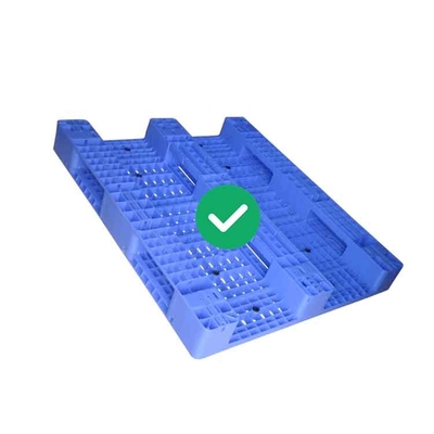 Carico ergonomico del PE 5000Kg del pallet 1300x1100 del ponte aperto igienico