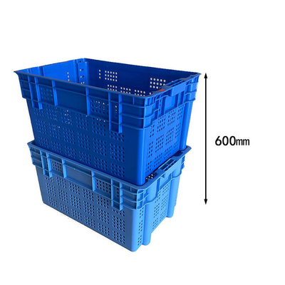 Casse accatastabili riciclabili di immagazzinamento nelle gabbie di plastica dell'HDPE 200lbs