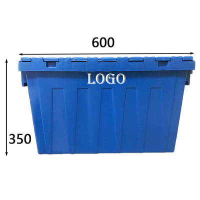 Recipienti muoventesi riutilizzabili blu del carico 50Kg del grande HDPE di plastica sistemabile delle scatole di spedizione