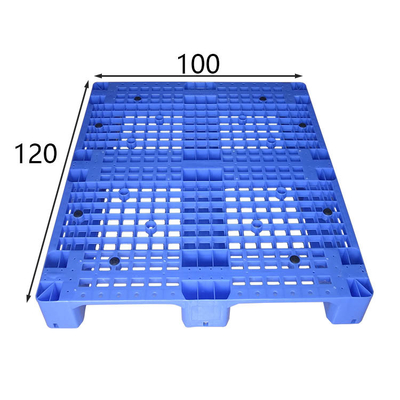 Acidi di plastica blu dei pallet 1200X1000Mm di Rackable dell'HDPE resistenti